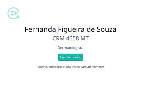 Fernanda Figueira De Souza Dermatologista Em Rondon Polis Mt