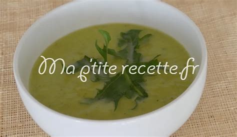 Soupe Glacee De Petits Pois Et Concombre