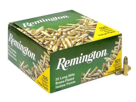 22lr Remington 22 Golden Bullet 36gr233g Brass Plated Hp 525 Ks 21250 Bwarms