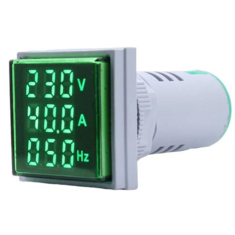 Ac 60 500v 0 100a Led Digital Voltmeter Ammeter Hertz Hz Signal Lights