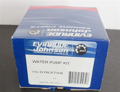 New Genuine Oem Johnson Evinrude Outboard Water Pump Kit Brp Omc