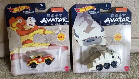 Hot Wheels Character Cars Avatar The Last Airbender Aang Appa Ebay
