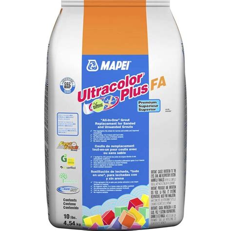 Mapei Ultracolor Plus Fa 10 Lb Warm Gray All In One Grout In The Grout