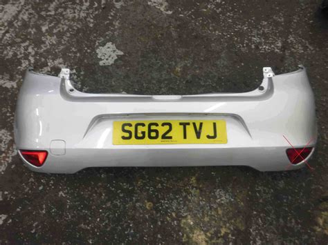 Renault Clio MK3 2009 2012 Rear Bumper Silver FACELIFT TED69 Store