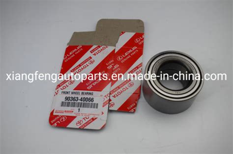 China Auto Friction Wheel Bearing 90363-40066 for Toyota Corolla Zze122 ...