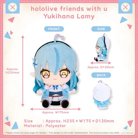 Hololive Friends With U Series Plushies Otaku Owlet