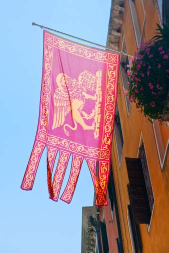 Venetian Flag Stock Photo - Download Image Now - Blue, City, Day - iStock