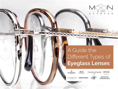 A Guide the Different Types of Eyeglass Lenses