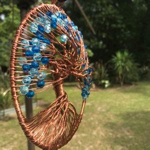 6 Inch 3 Dimensional Handmade Copper Wire Tree Of Life One Of