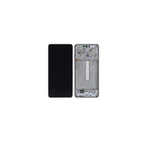 Original Ecran LCD Et Vitre Tactile Blanc Avec Chassis Pour Samsung