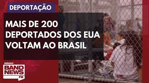 Mais De Brasileiros Deportados Dos Eua Incluindo Crian As Voltam