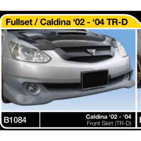 Toyota Caldina Trd Bodykit Body Kit Front Side Rear