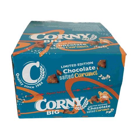 Corny Big Chocolate Salted Caramel Limited Edition X G Riegel Pac