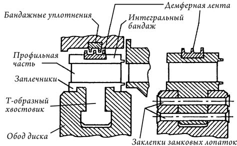 Рабочие лопатки регулирующих ступеней.