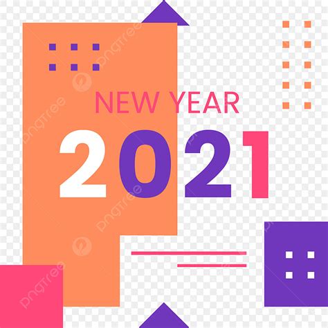 Pink New Years Vector Hd Images Purple Pink And Orange Geometric