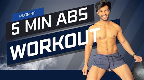 5 Min Perfect Abs Workout No Equipment Bodyweight Workout YouTube