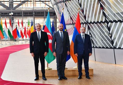 Trilateral Meeting Of Azerbaijani Armenian And Eu Leaders Kicks Off In