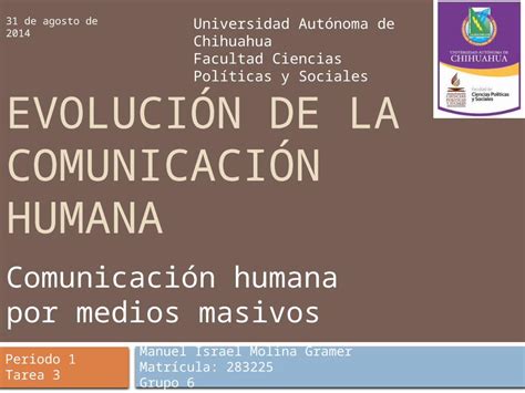 Pptx Evolución De La Comunicación Humana Por Medios Masivos Tarea 3 Dokumentips