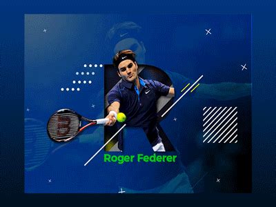 Tribute to Roger Federer on his 20 th Grand slam by Christopher on Dribbble