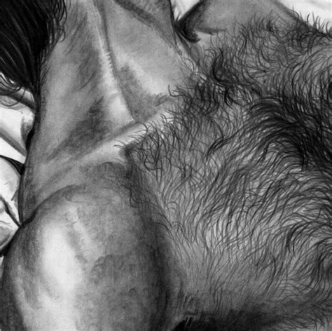 Slumber Male Nude Queer German Etching Giclee Art Print Gay Drawing