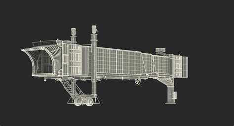 3D model airport jetway bridge rigged - TurboSquid 1337203