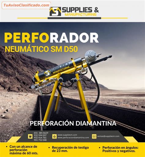 EQUIPO DE PERFORACIÓN NEUMÁTICO SM D 50 PARA MINAS DIAMANTINA