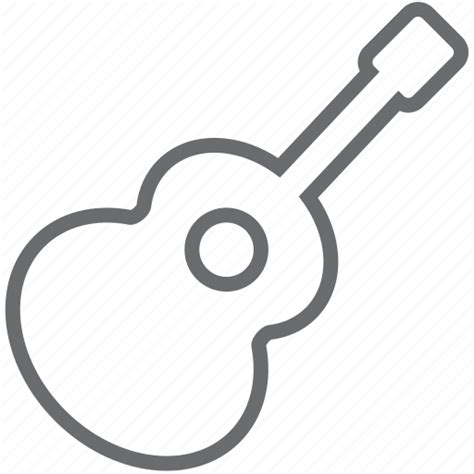 Acoustic Guitar Outline Png