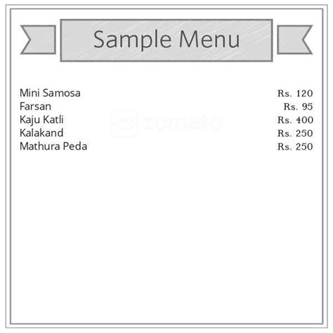 Menu of Aggarwal Sweets, Hadapsar, Pune