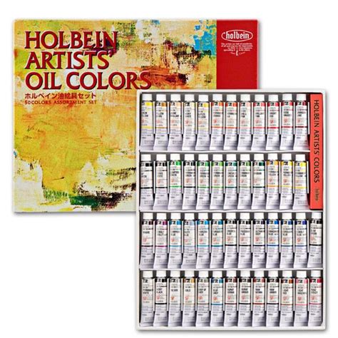 Holbein Extra Fine Artists Oil Color Set Of 50 10 Ml Tubes Jerry S