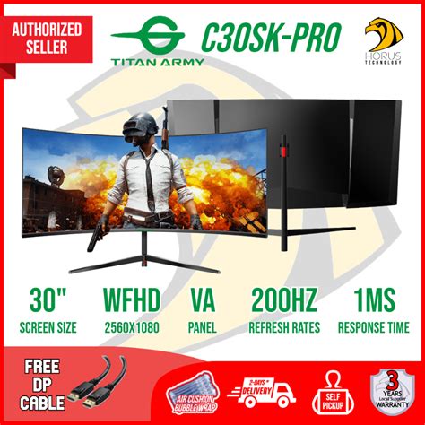 Titan Army Curved Ultrawide Hz Va Eled Gaming Monitor C Sk Pro