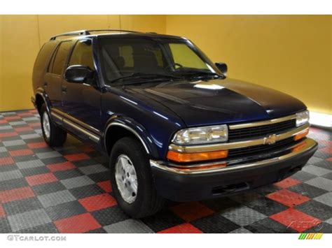 1999 Indigo Blue Metallic Chevrolet Blazer Ls 4x4 47705318 Photo 2