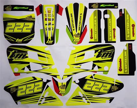 Kit déco TM Racing (2000-2003) - Origine - Boutique Kit Déco Moto