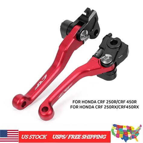 CNC Dirt Bike Pivot Clutch Brake Levers For HONDA CRF250 CRF450 CRF 250