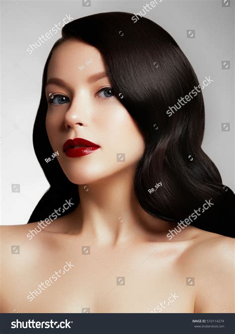 Beautiful Girl Long Wavy Hair Brunette Stock Photo 510114274 Shutterstock