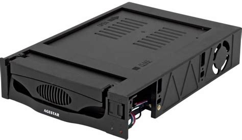 Сменный бокс для HDD AgeStar MR3-SATA(S)-1F SATA II SATA пластик черный ...