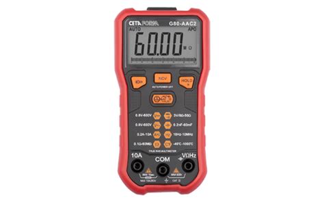 Digital Multimeter DC Current Ceta Form UK