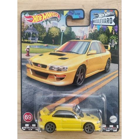 Hot Wheels Boulevard Subaru Impreza B Sti Premium Shopee Philippines