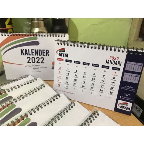 Jual Kalender 2025 Duduk Cetak Kalender Meja Custom 2025 Penyangga