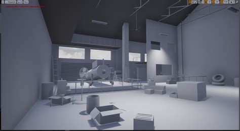 Wip Grey Boxing Abandoned Workshop — Polycount