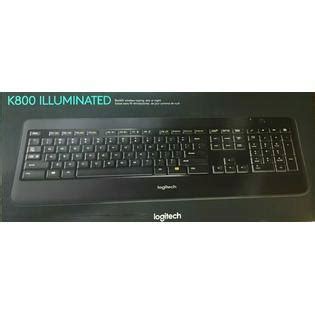 Logitech - K800 - Wireless Illuminated Keyboard - Black - WGL-03