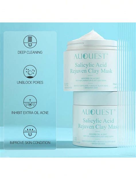 Auquest Salicylic Acid Cleansing Clay Mask Gentle Cleansing Face Mask