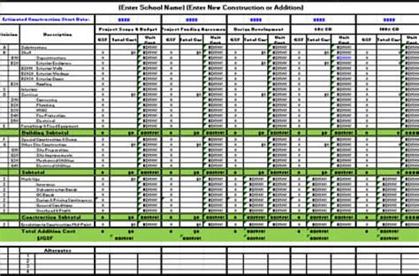 Download Free Construction Estimate Template In Excel