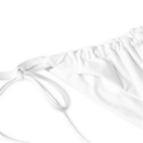 It S Now Cool Women S Gathered Tie Bikini Pant In White It S Now Cool