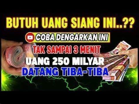 SPESIAL KAMIS SIANG DOA PENARIK REZEKI DOA PEMANGGIL REZEKI SANGAT