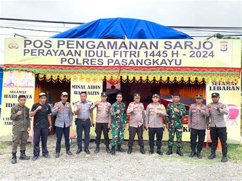 Wakapolres Pasangkayu Cek Kesiapan Pos Pam Operasi Ketupat Marano 2024