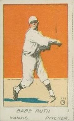 1920 Strip Card Babe Ruth 1 Baseball VCP Price Guide