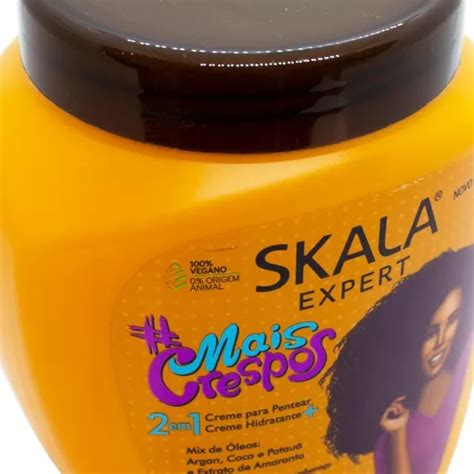 Skala Mais Crespos Máscara Vegana Crema Peinar Rulos X 1kg Mebuscar