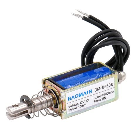 Mini Válvula Solenoide 12V JF 0530B 2 a 5 Segundos acionada