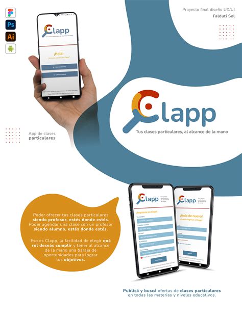 Clapp App Sobre Clases Particulares Uxui On Behance