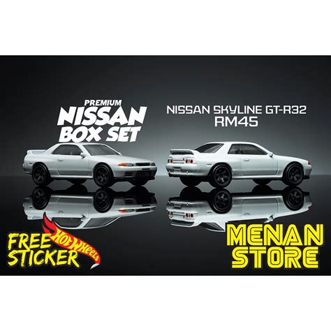 Hot Wheels Premium Box Set Nissan Skyline Gt R R Loose Shopee Malaysia